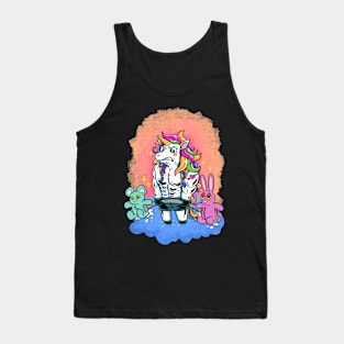 The Unstoppable Strength: The Unicorn's Den - A Design Haven for Deadlifting Tank Top